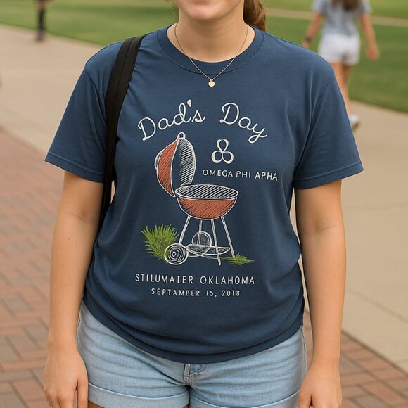 Comfort Colors Tops - Omega phi alpha sorority dads day T-shirt Comfort Colors